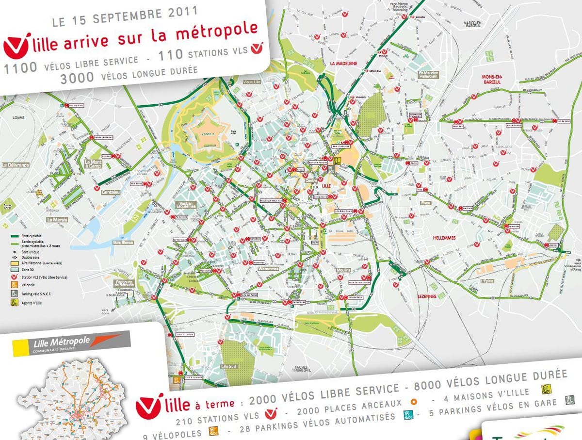 mappa di Lille moto