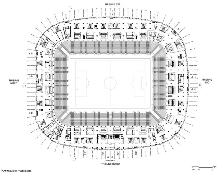 mappa di Lille stadium