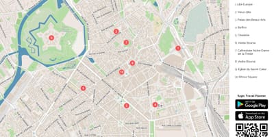 Lille attrazioni mappa