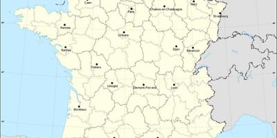 Mappa geografica di Lille