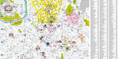 Mappa di Lille posto 