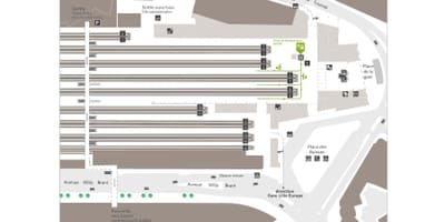 Stazione ferroviaria di Lille flandres mappa